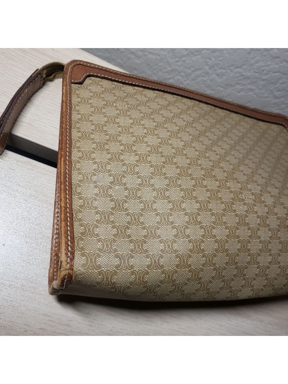 2 Celine Bags!! Crossbody bag and Matching Pouch/Strapless Bag - Picture 8 of 12